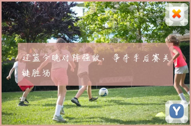 辽篮今晚对阵强敌，争夺季后赛关键胜场