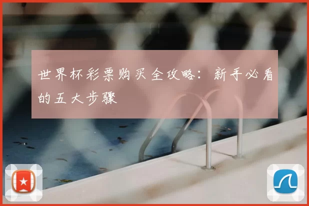 世界杯彩票购买全攻略:新手必看的五大步骤