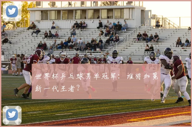 世界杯乒乓球男单冠军：谁将加冕新一代王者？